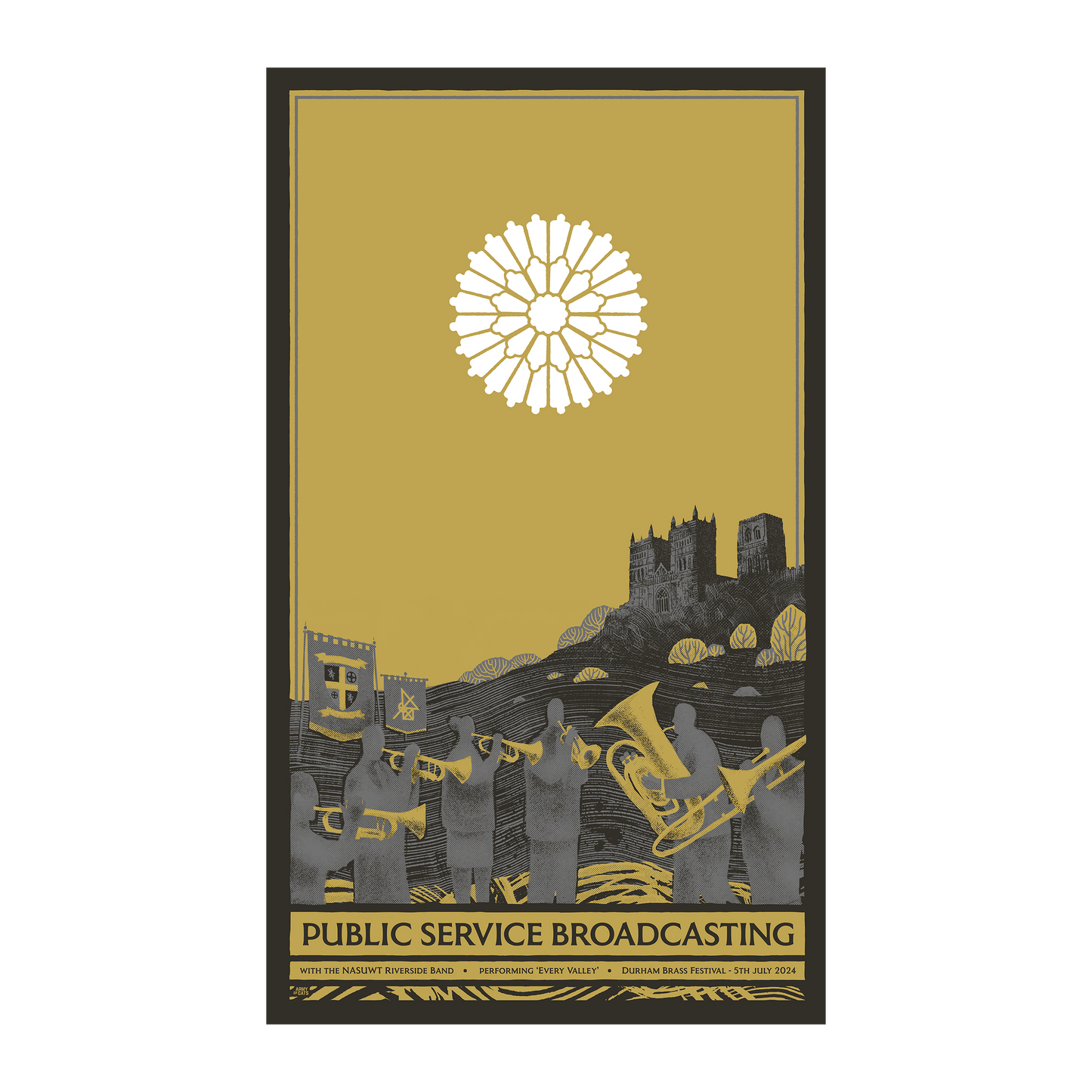 Durham Cathedral Every Valley Screen Print